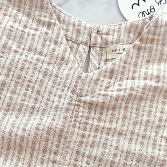 Of One Sea Striped Romper 1/2Y. - Picture 3 of 5